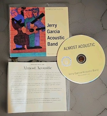 JERRY GARCIA ACOUSTIC BAND CD Almost Acoustic Grateful Dead 1987/2010 Disc Music