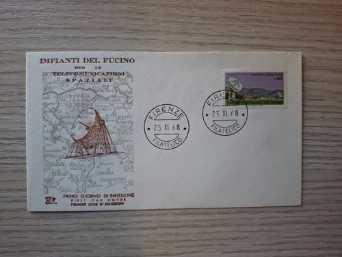 1968 - FDC - ENVELOPE FIRST DAY ITALY - telescope center of the forge