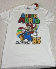 NWT Super Mario Bros Nintendo Made In 85 Game Shirt Men  s Size M