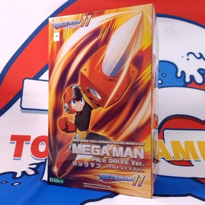 Mega Man 11 RockMan Plastic Model Kit Pile Drive Ver. Kotobukiya Japan New