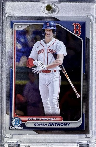 ROMAN ANTHONY RARE BOWMAN CHROME PROSPECT INVESTMENT CARD BOSTON RED SOX