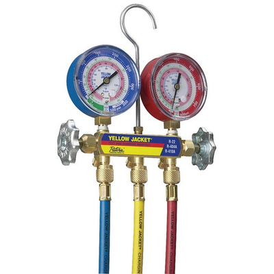 #ad #ad YELLOW JACKET 42004 Manifold Gauge Set5 ft L3 1 8 in Gauge 38D864 $167.91