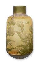 Vase Glas Galle-Style „Tulpe“ Replikat Retro Design Dekoration