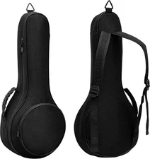 Deviser banjolele case 0.5 Inch Thick Padding ABS Handles banjo ukelele case... 