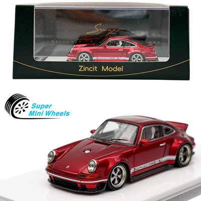 Zincit Model 1:64 Porsche 911 Singer DLS Red Diecast Model