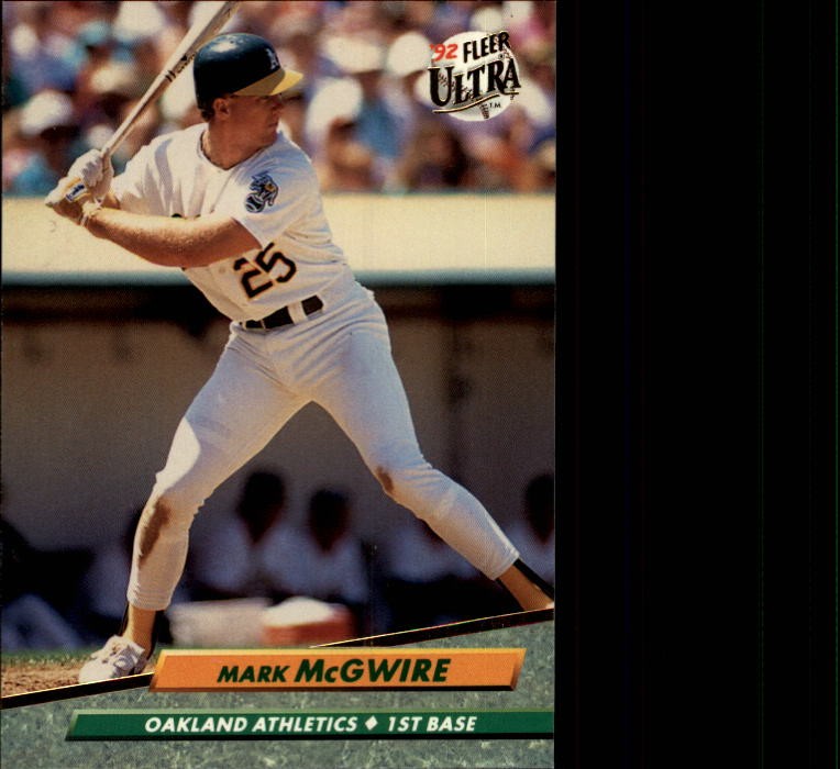 1992 Ultra #115 Mark McGwire - BB