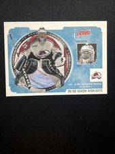 2000-01 UD Victory Hockey 244 Patrick Roy Season Highlights
