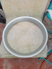 18" CHEVY CAMARO TRIM RING (1) SILVER OEM GREAT USED CONDITION TOTALLY ORIGINAL 