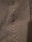 Vintage Zelda Black snake print jacquard pattern Trousers Size 8 Side Zipper — photo 3