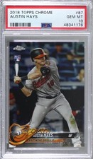 2018 Topps Chrome Austin Hays #87 PSA 10 GEM MT 8d2