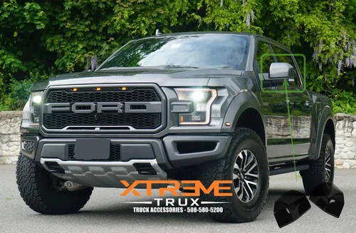 Magnetic Gray J7 Painted Replacement Mirror Cover Cap Set For 15-20 Ford F150