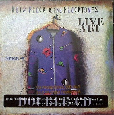 Béla Fleck & The Flecktones    Live Art (2CD, 1996, Warner Bros) BRAND NEW