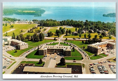 #ad #ad Aberdeen Proving Ground Maryland Aerial View Vintage Postcard $2.74
