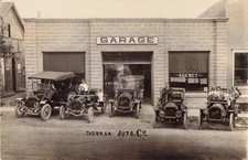 Theresa WI Wisconsin Buick Automobile Garage 1911 RPPC Photo Postcard COPY