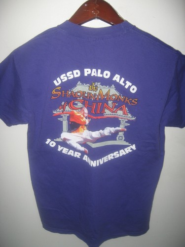 United Studios Of Self Defense USSD Palo Alto Shaolin Monks Youth T Shirt Large - Picture 3 of 5