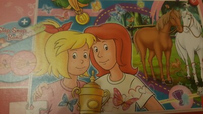 100 Teile Schmidt Spiele Kinder Puzzle Bibi & Tina Pferdeglück Slap Snap 56320