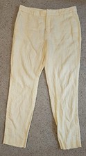 MNG Women's Size 8, Yellow, Polyester Dress Pant CN 170/72A