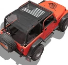 Bikini Top Sunshade Mesh Sun Shade Cover Soft Top Anti-UV for Jeep Wrangler TJ