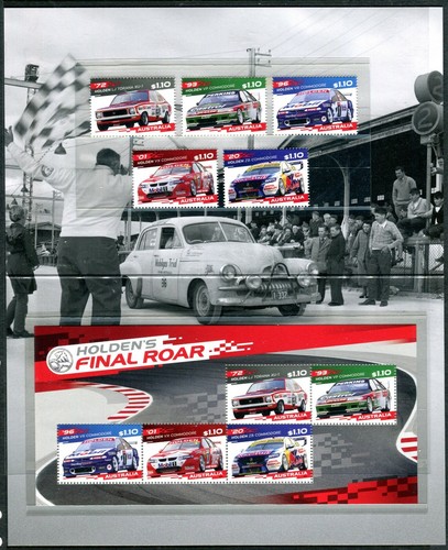 2021 Holden's Final Roar - Post Office Pack with Stamps & Mini Sheet - Picture 2 of 2