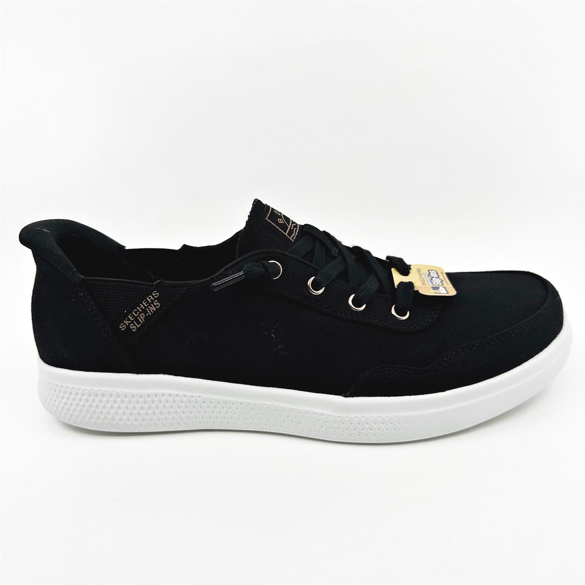 新品　SKECHERS BOBS SKIPPER-KEEP IT SWEET Skechers Bobs Skipper Keep It Sweet Black Womens Slip On