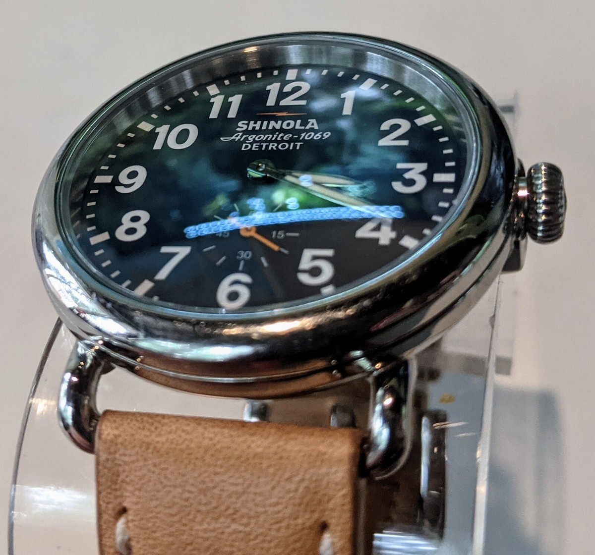 Shinola Runwell - Aragonite 1069 Detroit Watch Sapphire Crystal