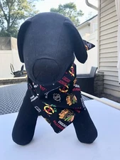 Chicago Blackhawks NHL Hockey Tie-on Dog/Pet Bandana/Scarf/Neckwear (Size M)