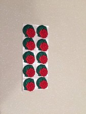 Rose Bowl Patch Stick On Patches Lot Of 10