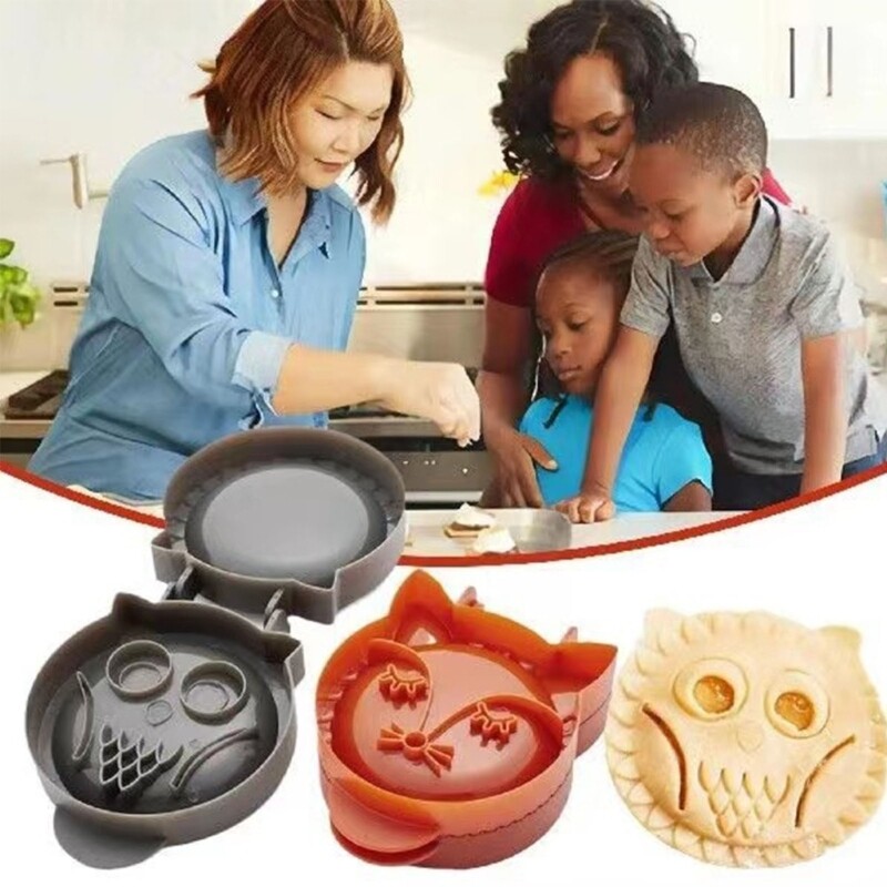 2pcs Cartoon Hand Pie Molds Owl Dough Press Mold Fall Pie Maker eBay