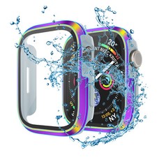 For Apple Watch Series 10 4 SE Ultra Screen Protector Aluminum Bezel Slim Case