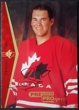 179 Christian Dube Canada Premier Prospects 1995 Ice Hockey original signiert