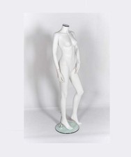 Female Headless Matt White Display Mannequin Shop Retail Full Body Display Dummy