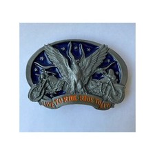 Live To Ride Ride To Live Dual Motorcycle Biker Enthusiast Belt Buckle