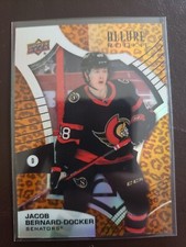 2021-22 Jacob Bernard-Docker Leopard Rookie Allure Hockey Upper Deck Ottawa...