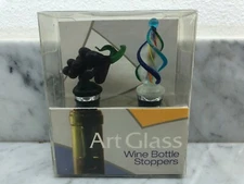 LSArt At Glass Wine Bottle Stoppers