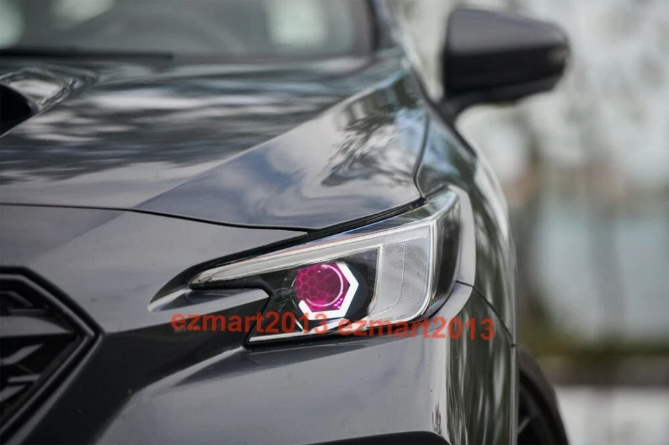 Switchback LED halo ring for Subaru Impreza WRX STI hexagon angel eye Demon DRL - Image 3 of 4