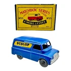 C1956 BOXED MOKO LESNEY *MATCHBOX* SERIES BEDFORD VAN DUNLOP 25A + B1 BOX