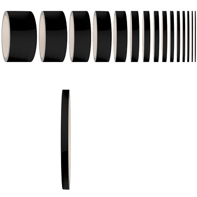 Zierstreifen Matt Schwarz 16mm Auto Aufkleber Cartattoo Trim Stripes Black Line