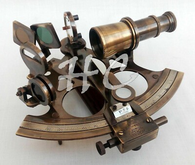 ANCIEN SEXTANT NAUTIQUE Instrument de Mesure Maritime Navigation EUR 34