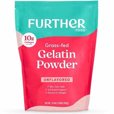 Gelatin Grass-Fed Non-GMO Unflavored Collagen-Rich Protein USA