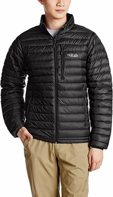 rab microlight jacket black