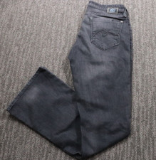 Mavi Women's Jeans Flared Y2K Skater Boho 31x31 Gray Faded Grunge