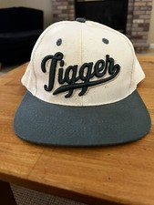 Vintage Disney Store Winnie The Pooh Tigger Snap Back Hat Green and Cream