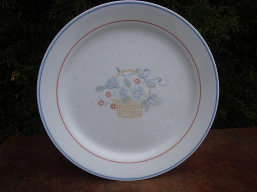 Set of (11) Vintage Corelle Country Cornflower Pattern Assorted Plates VGC