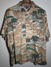 Chaps Ralph Lauren Men's Hawaiian Beach Button Down Shirt Size 2XB