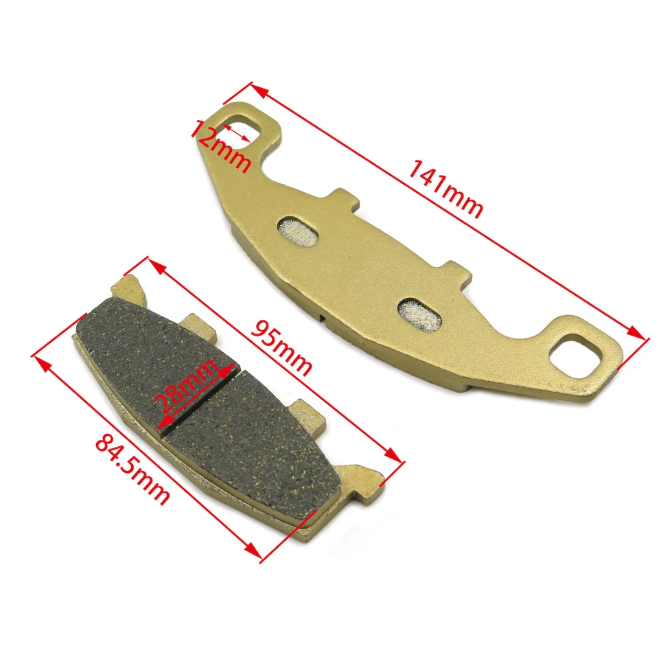 Juego de pastillas de freno de disco HTTMT para bicicleta de carretera KAWASAKI EX 250 500 ZR 550 -HTT129 Foto 3 de 4