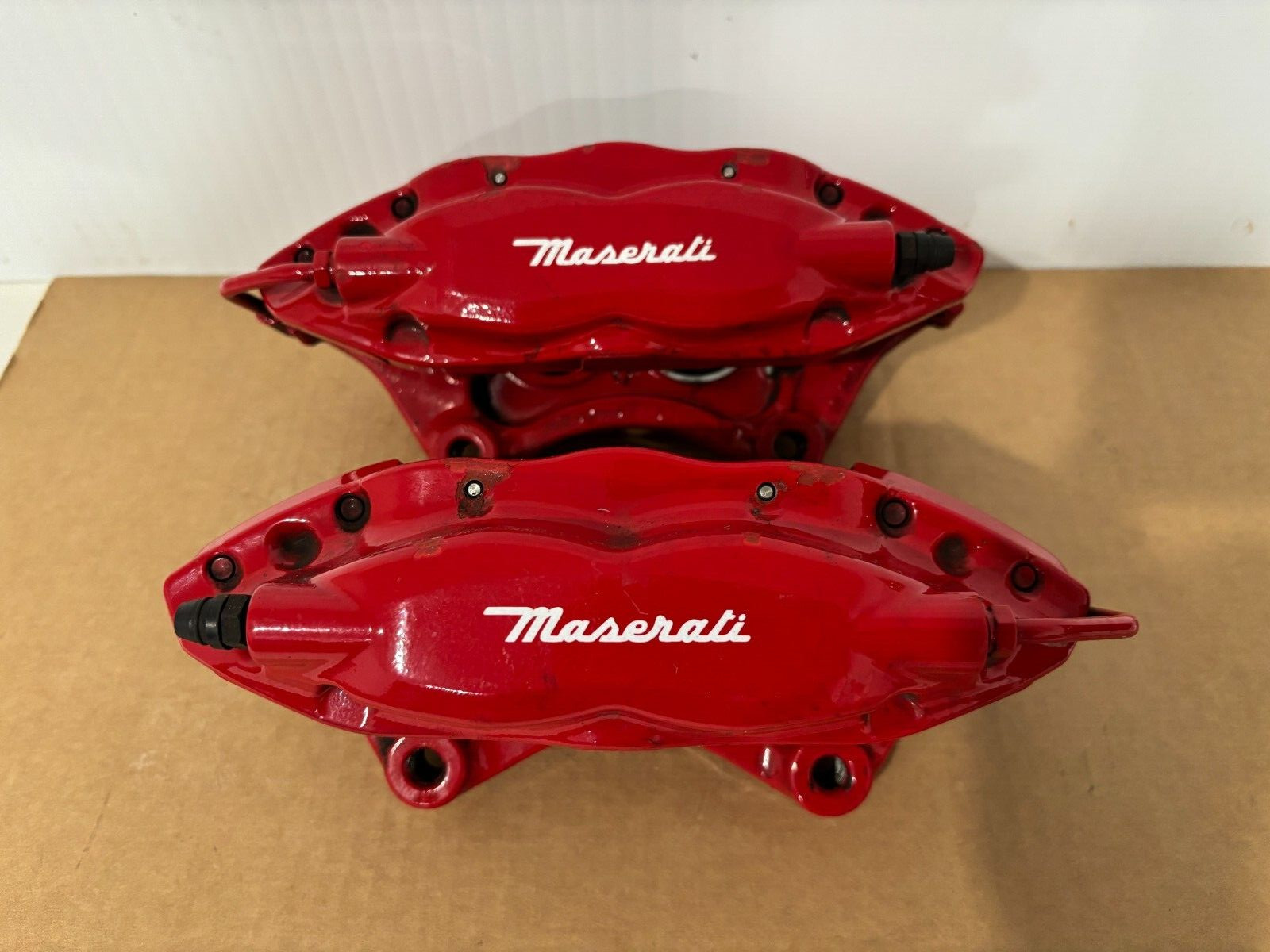 2014-16 MASERATI GHIBLI REAR BREMBO BRAKE CALIPER SET RIGHT & LEFT # C088