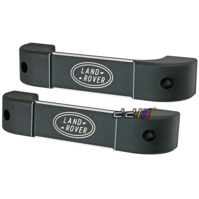 2x Black Aluminium Interior Door Grab Handle For Land Rover Defender 90 110 DHL