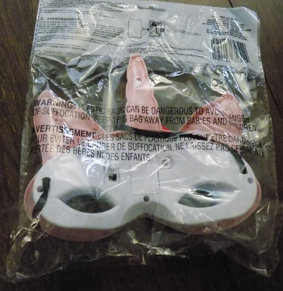 Unicorn Light-Up 3D Plastic Mask Kids Adults For Costume Party Playing Dress Up - Image 4 of 4