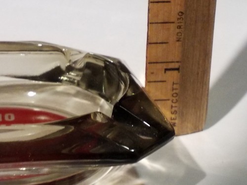 Vintage Thick Smokey Glass Ashtray "Reno Cal-Nevada North Lake Tahoe" Souvenir - Picture 9 of 10