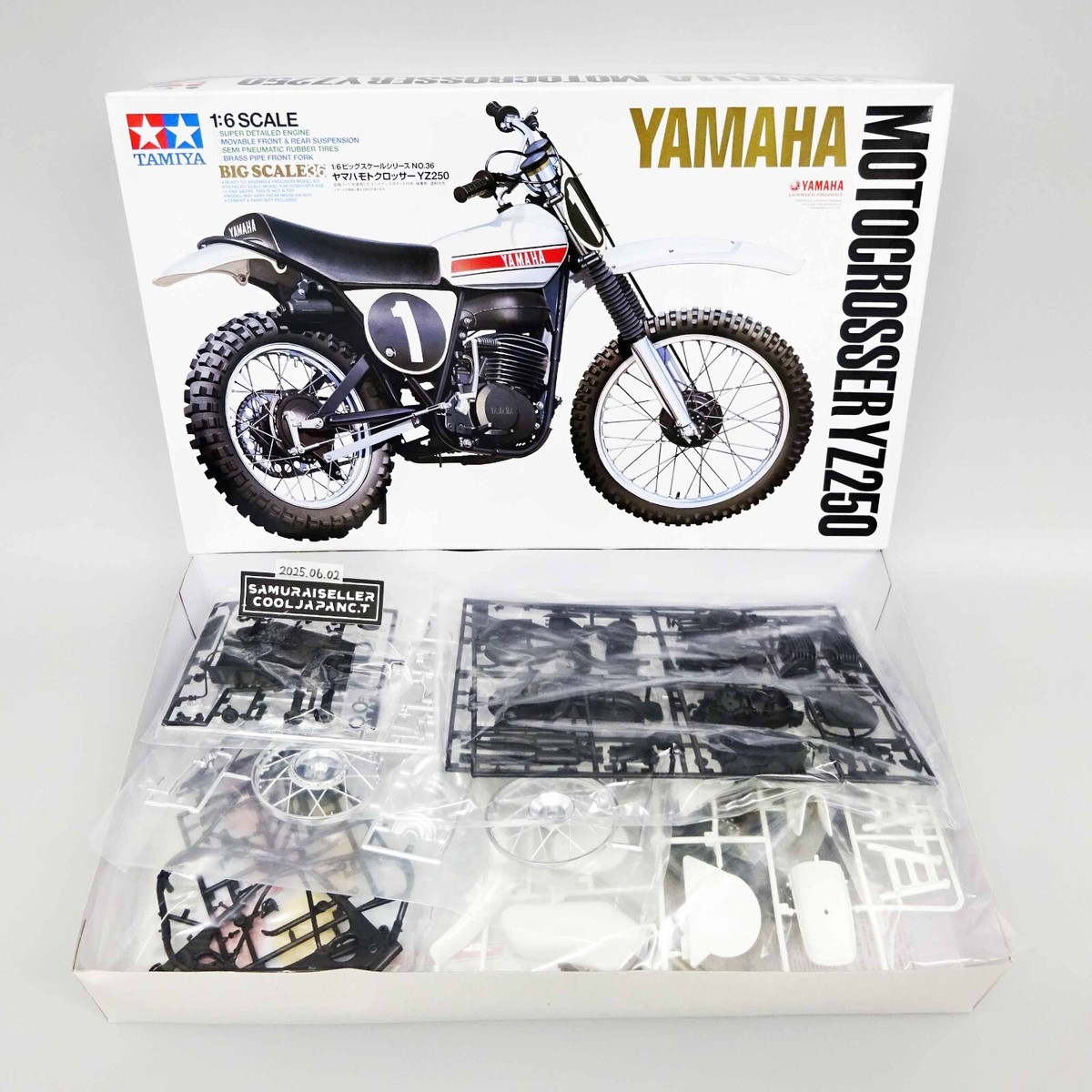 YAMAHA YZ250 ！1/6スケールモデル！バイク！ Amazon | タミヤ 1/6 オートバイシリーズ No.36 ヤマハ